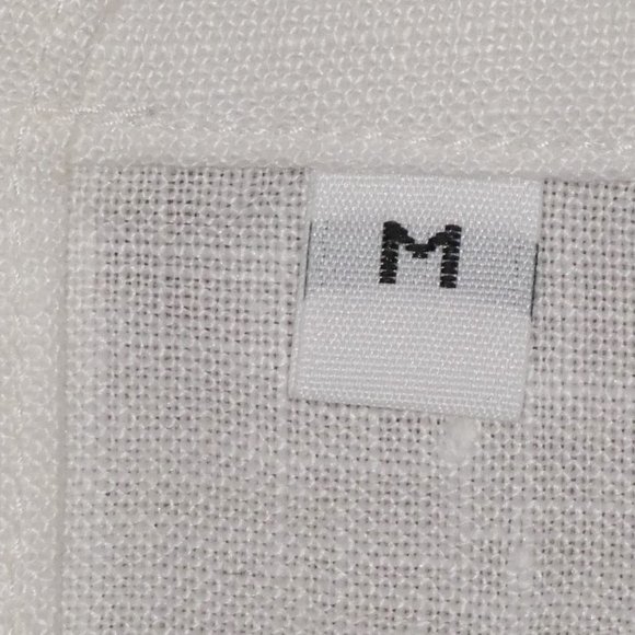 MUJI Women's French Linen Sleeveless Dress White Size M - Picture 9 of 11